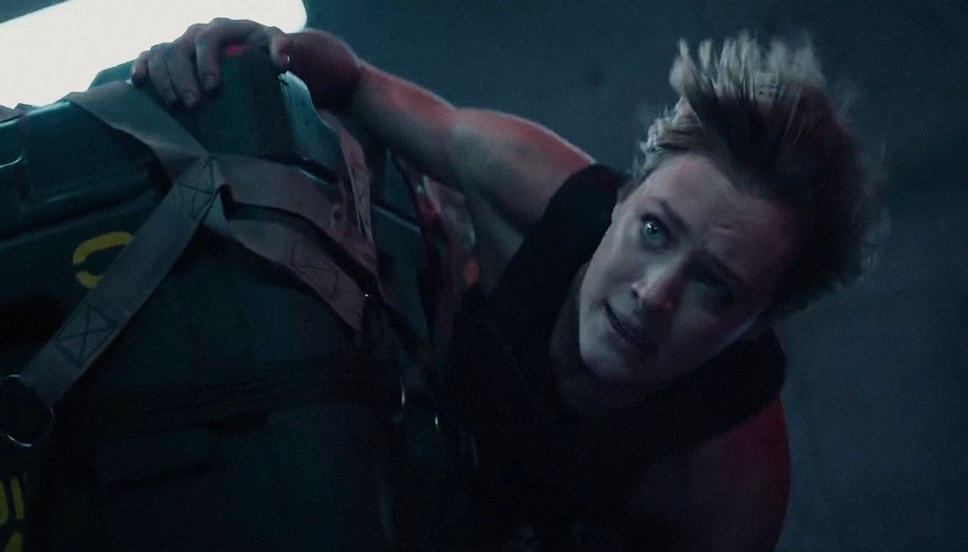 Vai diễn Grace do người đẹp Mackenzie Davis thể hiện rất được chú ý trong Terminator: Dark Fate. Ảnh: Skydance Vai diễn Grace do người đẹp Mackenzie Davis thể hiện rất được chú ý trong Terminator: Dark Fate. Ảnh: Skydance