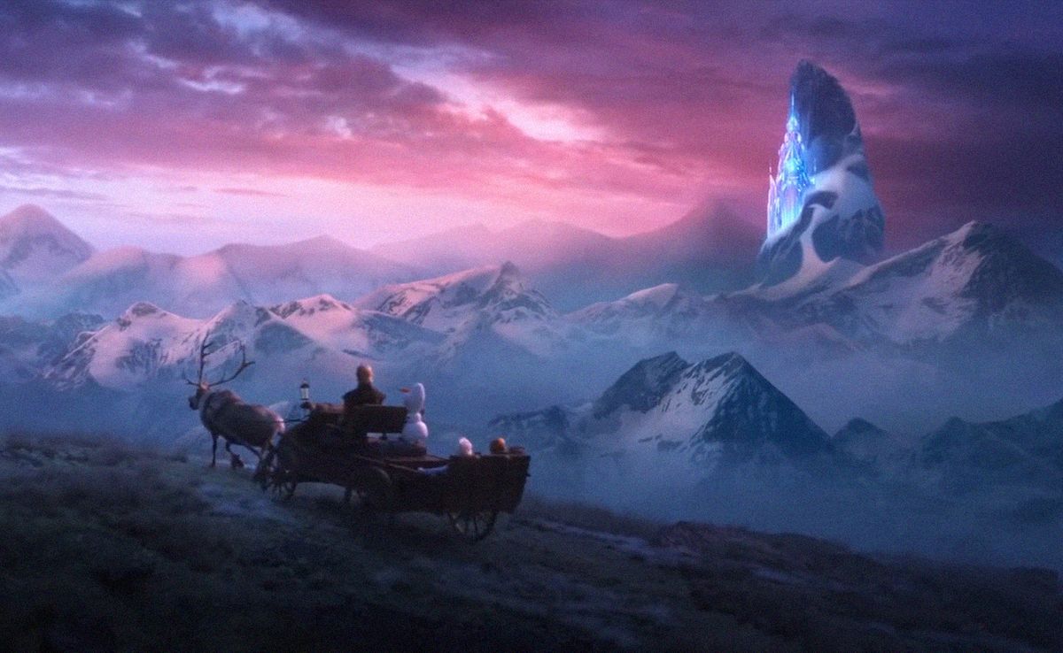 Lâu đài băng của Elsa được gợi nhắc trong tập phim mới. Ảnh: Disney Lâu đài băng của Elsa được gợi nhắc trong tập phim mới. Ảnh: Disney