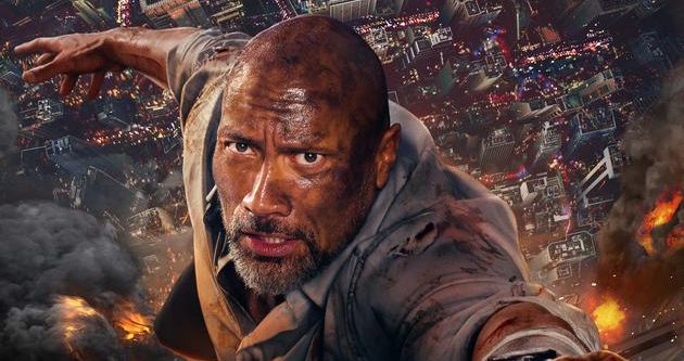 'Giải cứu nhà chọc trời' tung poster mới hé lộ tạo hình của Dwayne Johnson