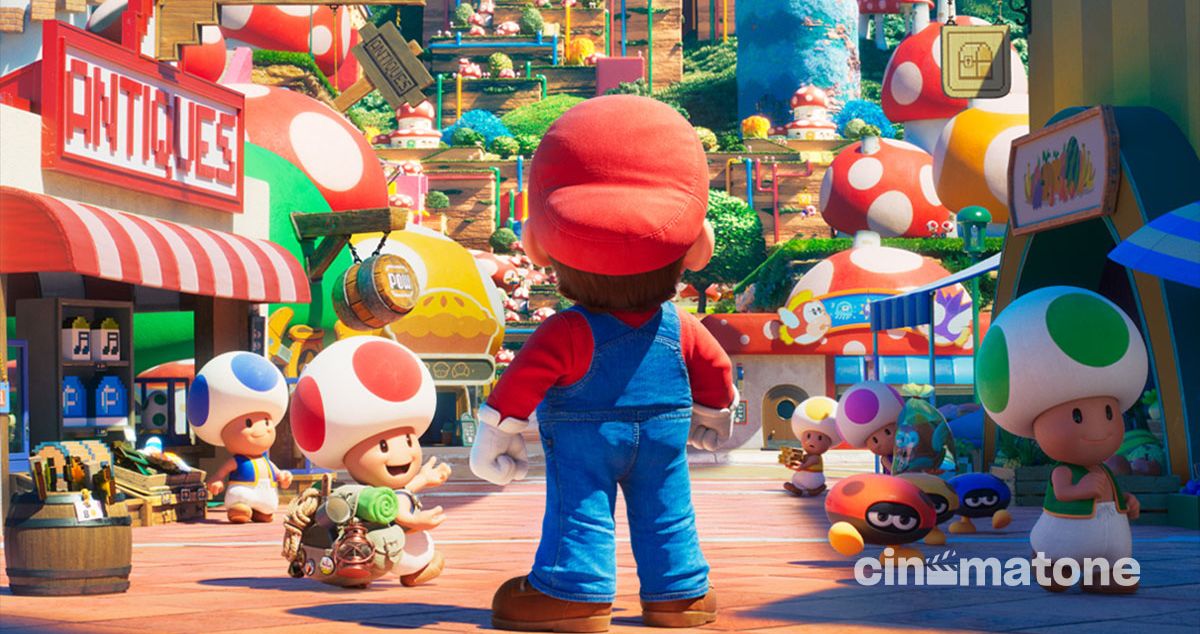 Teaser poster tiết lộ thế giới đầy màu sắc của bộ phim Super Mario mới