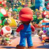 Teaser poster tiết lộ thế giới đầy màu sắc của bộ phim Super Mario mới