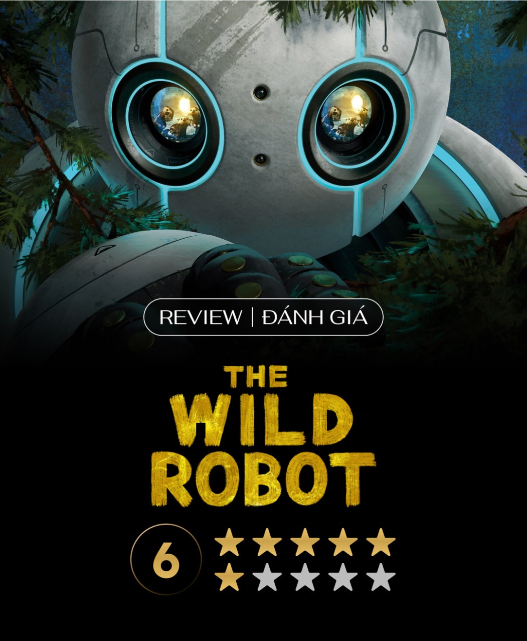 Review Đánh giá The Wild Robot - Robot Hoang Dã