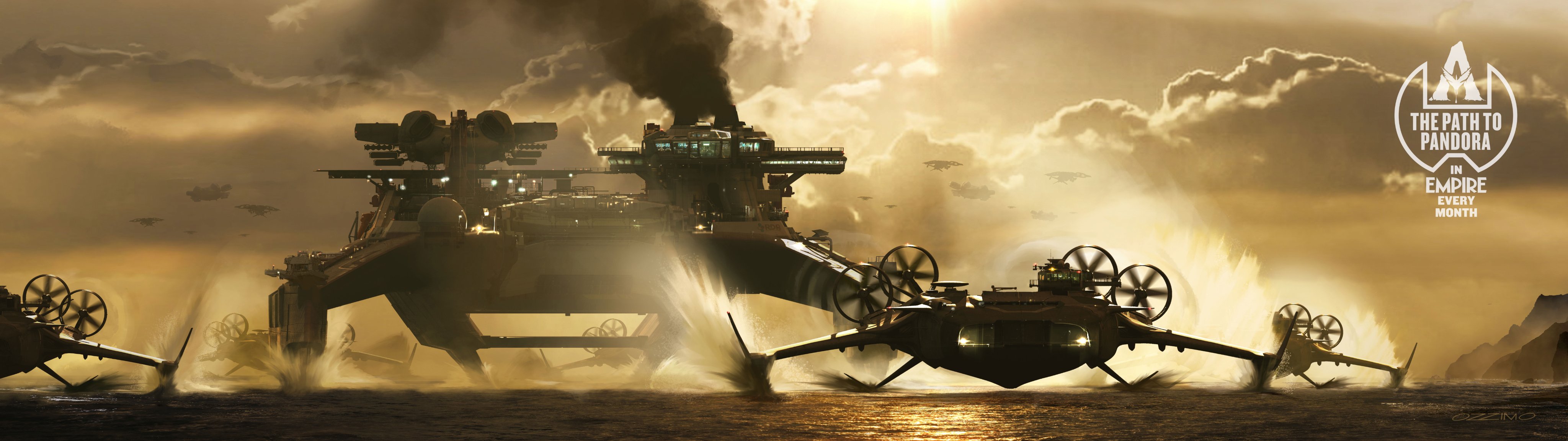 Các khí tài, phương tiện quân sự trong Avatar 3 rất quy mô