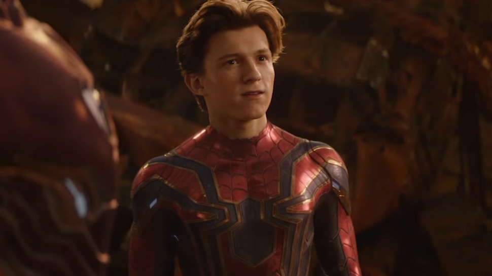 Hình ảnh Tom Holland trong phim Avengers: Infinity War