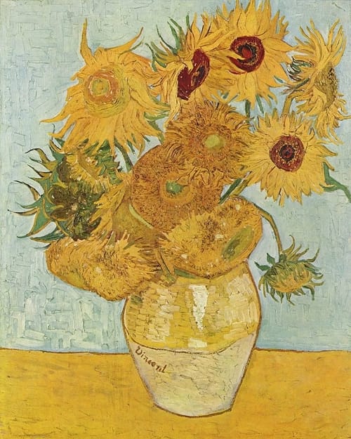 Bứ họa hướng dương, tác phẩm nổi tiếng của Van Gogh