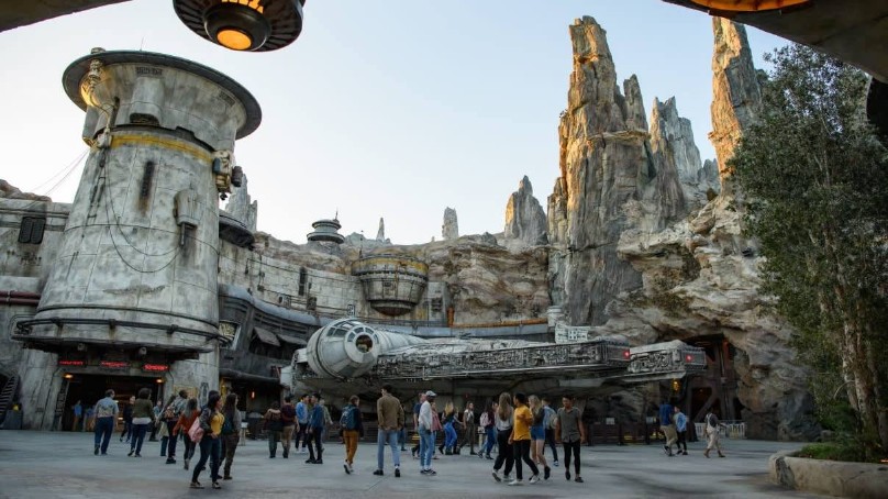Khu chủ đề Star Wars Galaxy’s Edge tại Disneyland Resort, Florida. Ảnh: Todd Wawrychuk/ Disney Parks