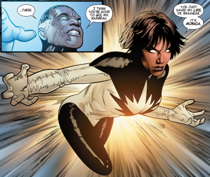 Trang phục dự kiến sẽ được Monica Rambeau sử dụng ở phiên bản điện ảnh. Ảnh: ComicVine