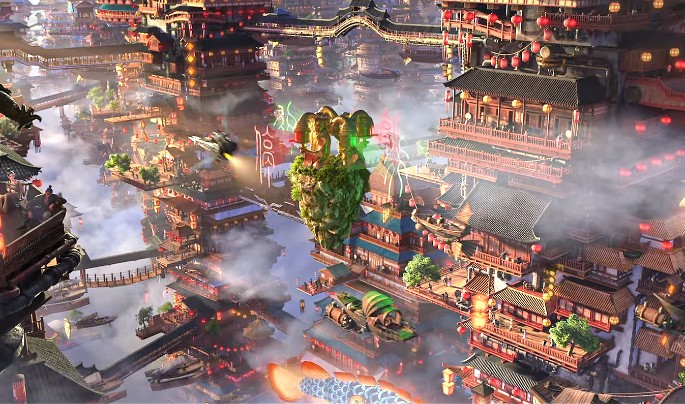 Bối cảnh kỳ lạ của Thiên Đình trong phim Tân Phong Thần Ký: Dương Tiễn